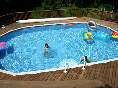 Above Ground Pools By Atlas, Above Ground Pools With Decks Installed Nj